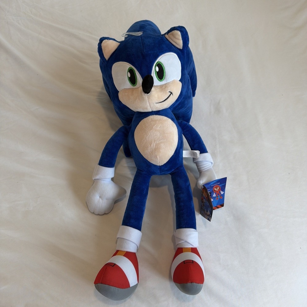 Sonic The Hedgehog 3 Movie Sonic 24" Plush New With Tags